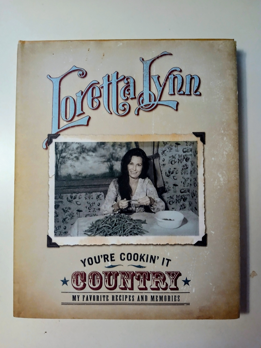 Loretta Lynn You're Cookin' It Country Cookbook - Beige Cover